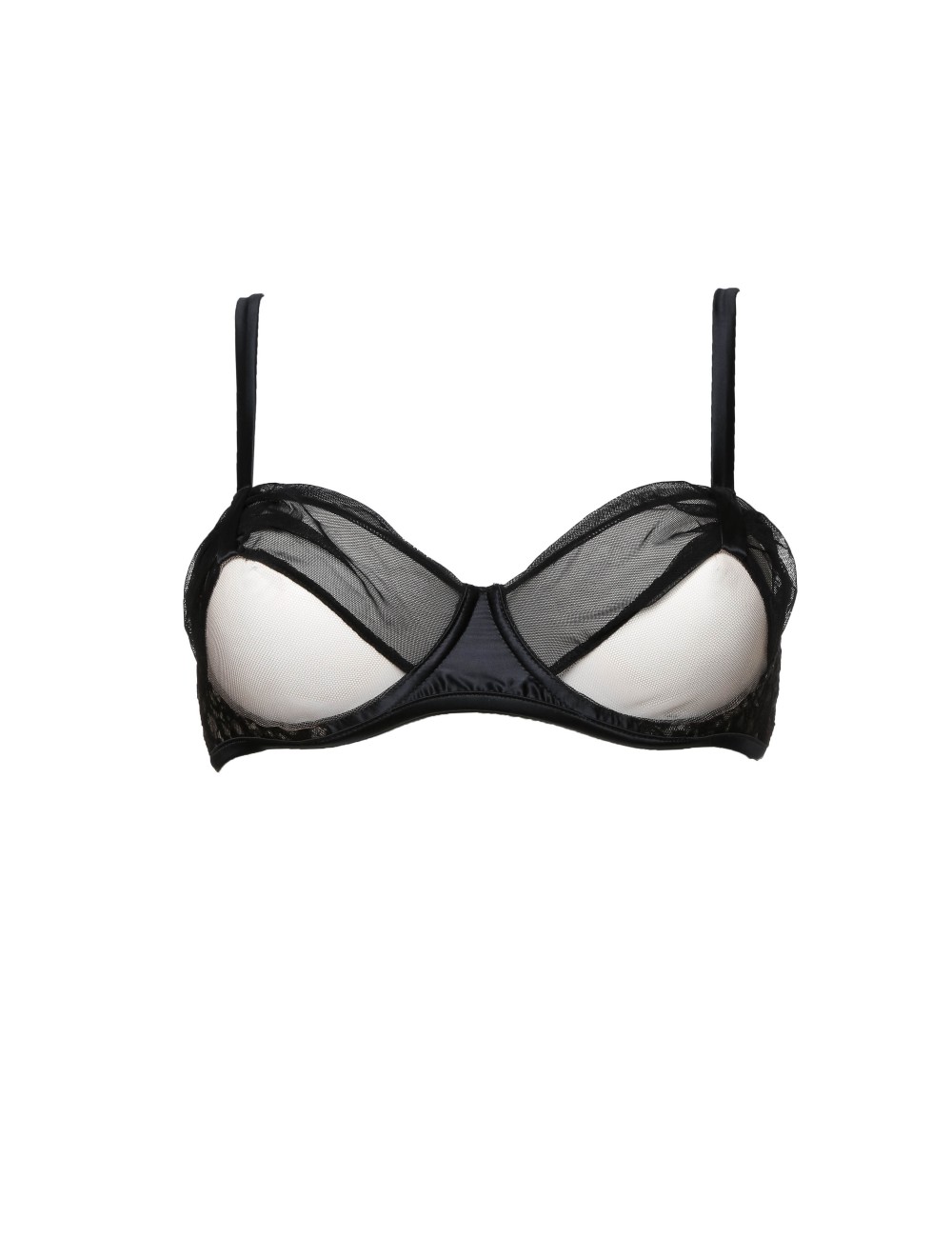 Soutien-gorge N.9 - Balconnet Brodé Effet Irisé PROMISE ECRU